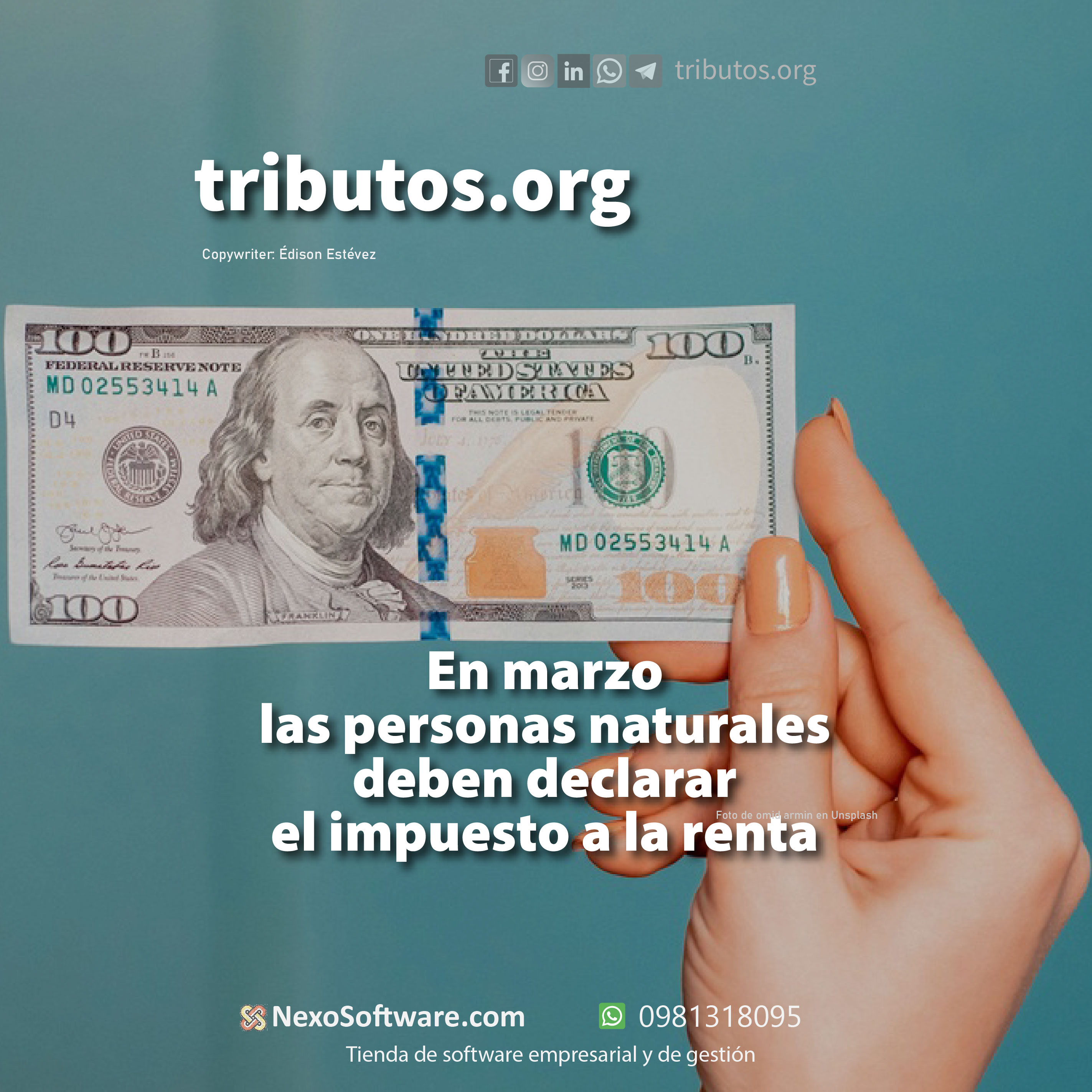 impuesto a la renta personas naturales declaración marzo