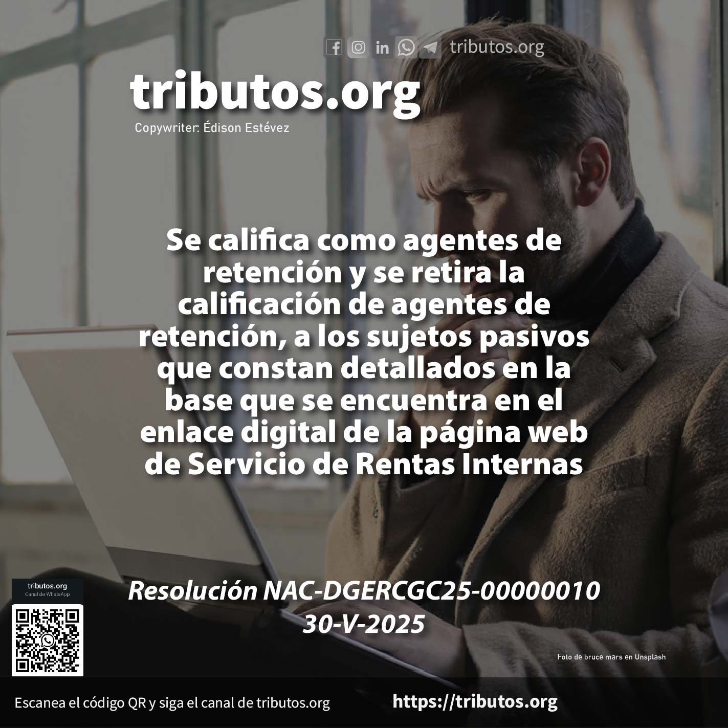 Se actualiza el listado de Agentes de Retención