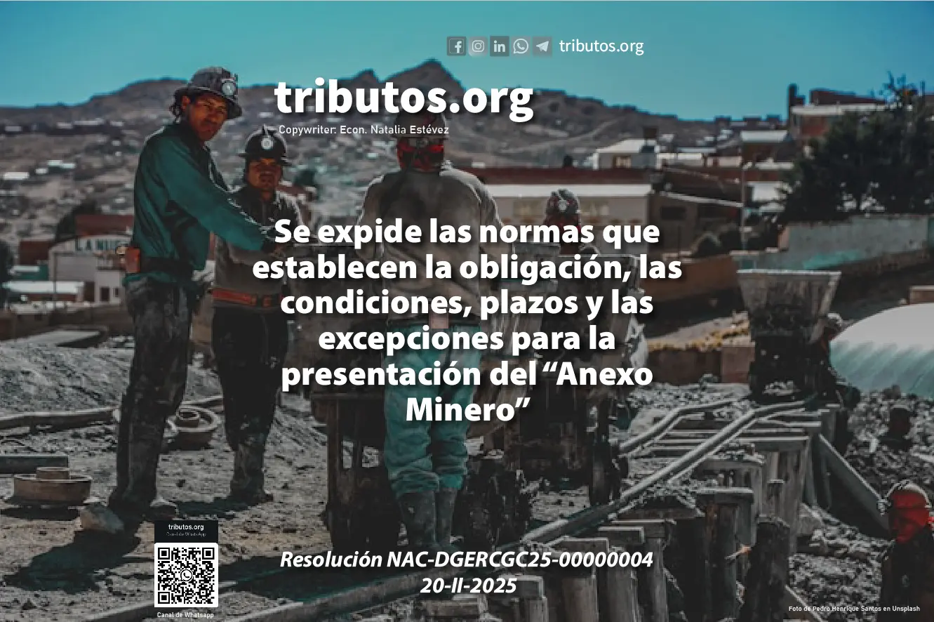 Se aprueba el Anexo Minero