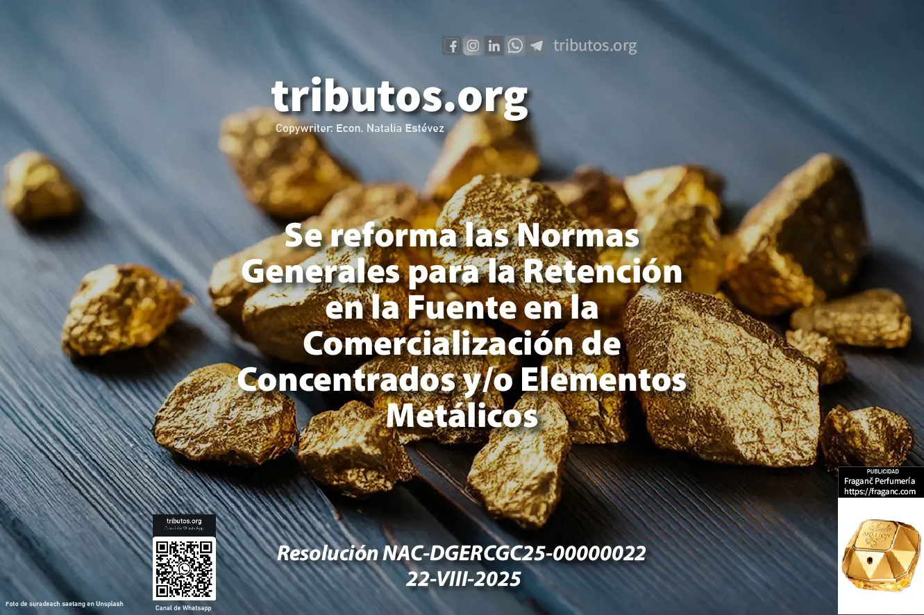 Retención en la Fuente Actividades Mineras