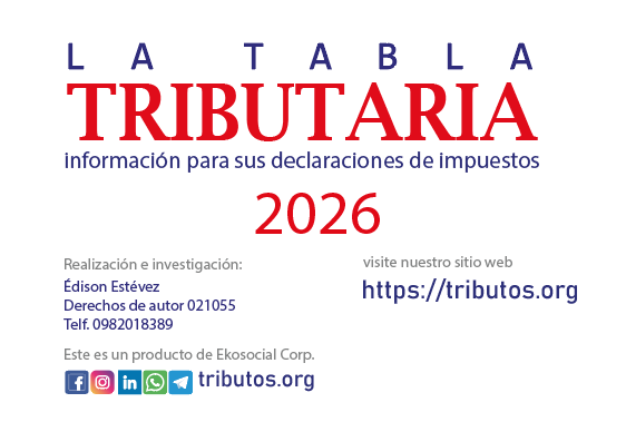 La Tabla Tributaria 2026